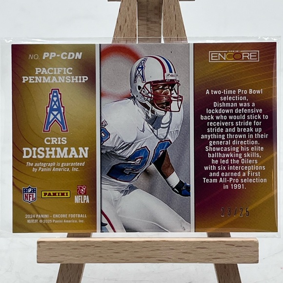 Cris Dishman Sticker Auto - Picture 2 of 3
